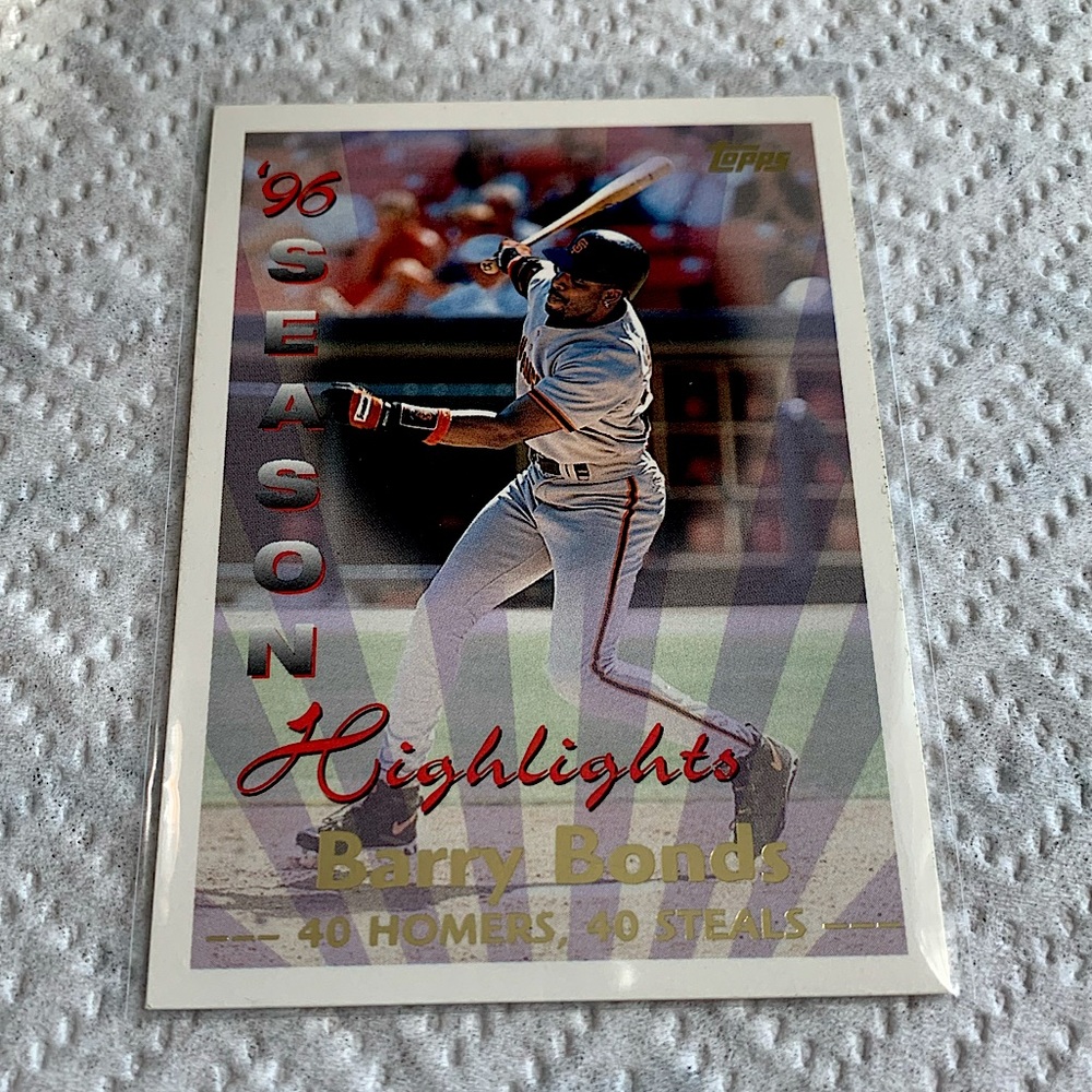 Barry Bonds β97 Topps Card